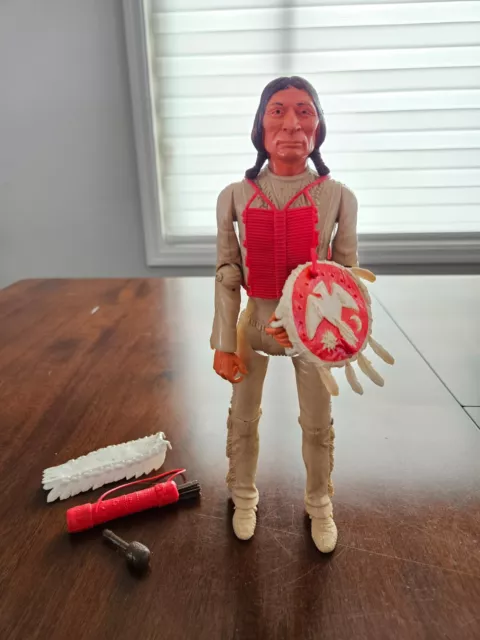 Vintage Marx Geronimo 12" Action Figure Best Of The West Johnny West