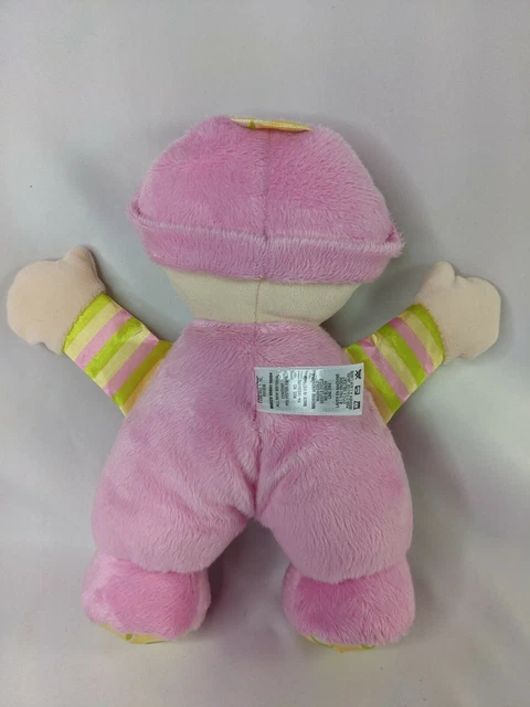 Fisher Price Pink Doll Rattle Plush 10 Inch 2008 Stuffed Animal Toy 3