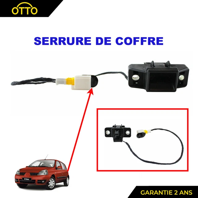 Bouton D'ouverture De Coffre Pour Renault Clio 2 - Référence 8200060917 - Neuf - Compatible Toutes Motorisations