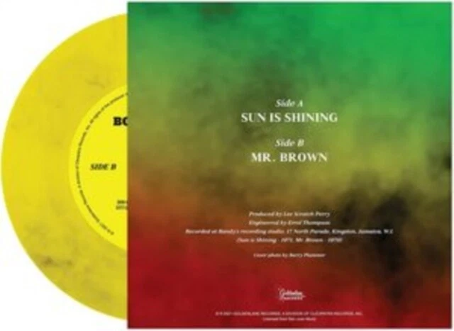 MARLEY - SUN IS SHINING YELLOW MARBLE - New Vinyl Record 7 - N4A