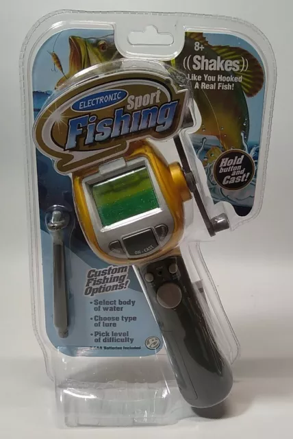 ELECTRONIC SPORT FISHING Game Hand Reel Cast Sounds Shakes