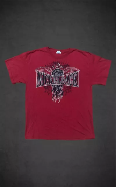 Nickelback 2009 Dark Horse Tour T-shirt Size Large