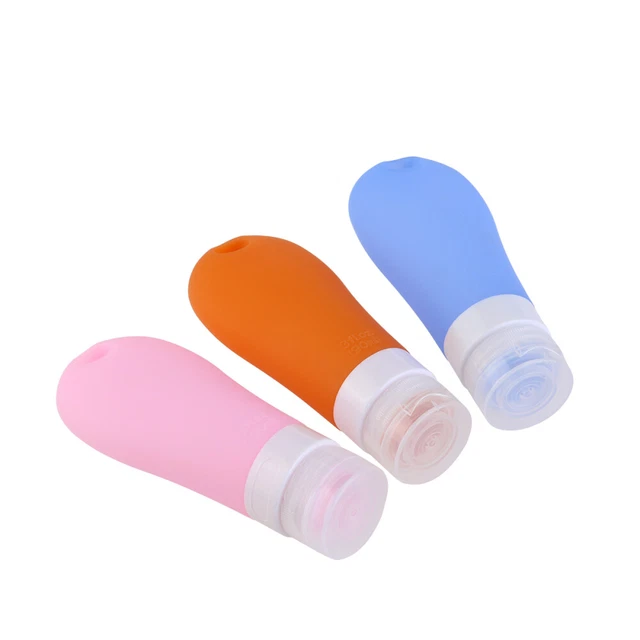 10 Bouteilles De Voyage 30ml - Plastique Étanche Avec Porte-clés - Pour Shampooing, Lotion, Cosmétiques