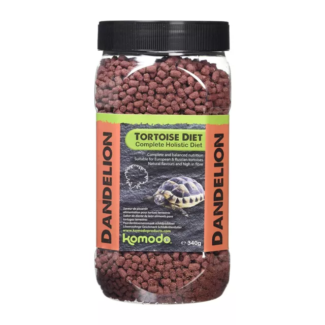 Komodo Complet Nutrition Holistique Tortue Régime Nourriture Pissenlit 340g Haut