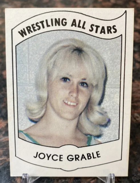 1982 Wrestling All Stars Series B Joyce Grable #34 Awa Nwa Wwf Wwe Wwwf
