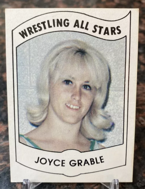 1982 Wrestling All Stars Series B Joyce Grable #34 Awa Nwa Wwf Wwe Wwwf