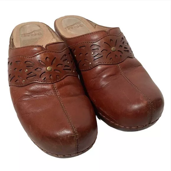 Dansko Shyanne Clogs Brown Size 39 (8.5)