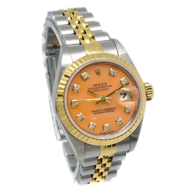 Rolex Oyster Perpetual Datejust 26mm Ref.79123 Watch 18KYG SS Diamond 29010