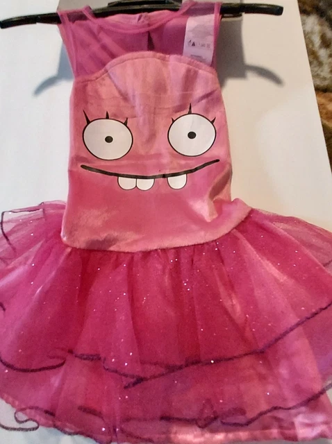 UGLY DOLLS MOXY Girls’ Pink Halloween Costume Sz 3+NEW with original