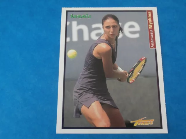 Anastasia Myskina, Rare Tennis 2002 Rookie Card Tennis Magazine / Plus (Jt29)