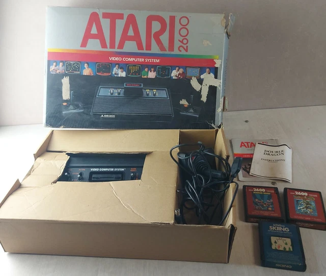 1982 Vintage Atari 2600 Video Game Centipede Boxed Working FREESHIP