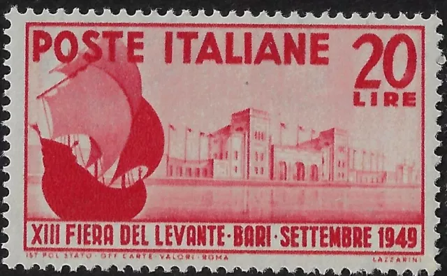 1949 italia repubblica 13° Fiera del levante a Bari MNH**