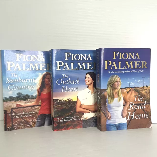 The Road Home, The Outback Heart, Sunburnt Country Fiona Palmer, SIGNED Copies