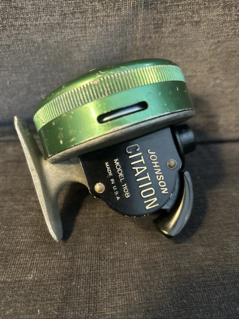 Moulinet de pêche vintage Johnson The Citation modèle 110 A Spin