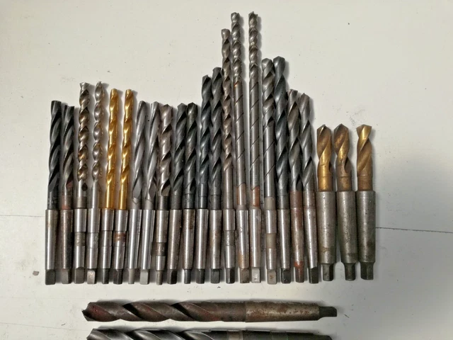 Konvolut HSS MK Bohrer 25 Stück Ø 8,0mm  - 17,0mm gebraucht