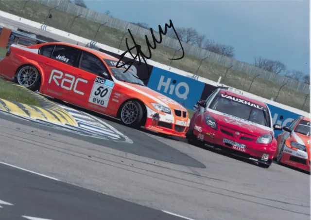 Stephen Jelley Hand Signed 12x8 Photo - Touring Cars Autograph.