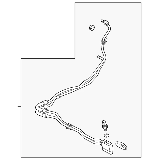 GENUINE GM ENGINE Oil Cooler Line 86788214 116.04 PicClick