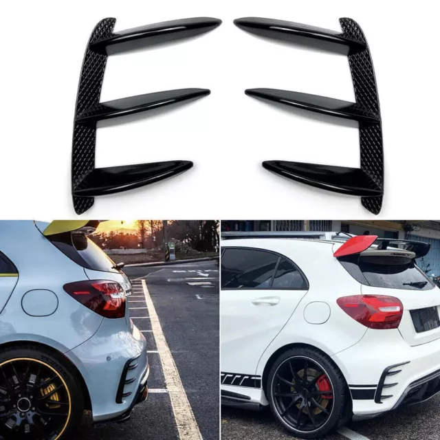 2X Heckstoßstange Splitter Canard passt Für Benz W176 A200 A250 A260 A45 AMG DE