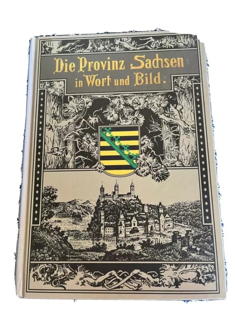 DDR Buch „Die Provinz Sachsen In Wort und Bild