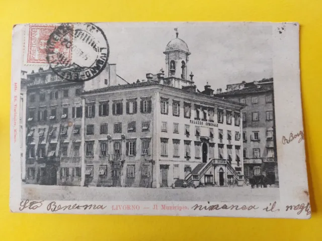 Livorno - Il Municipio 1902