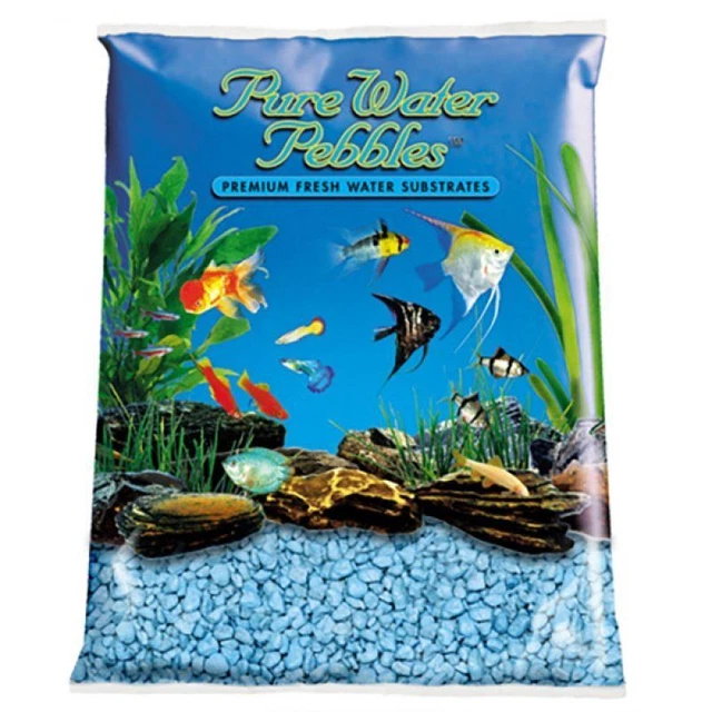 Grava de acuario guijarros de agua pura - azul celestial
