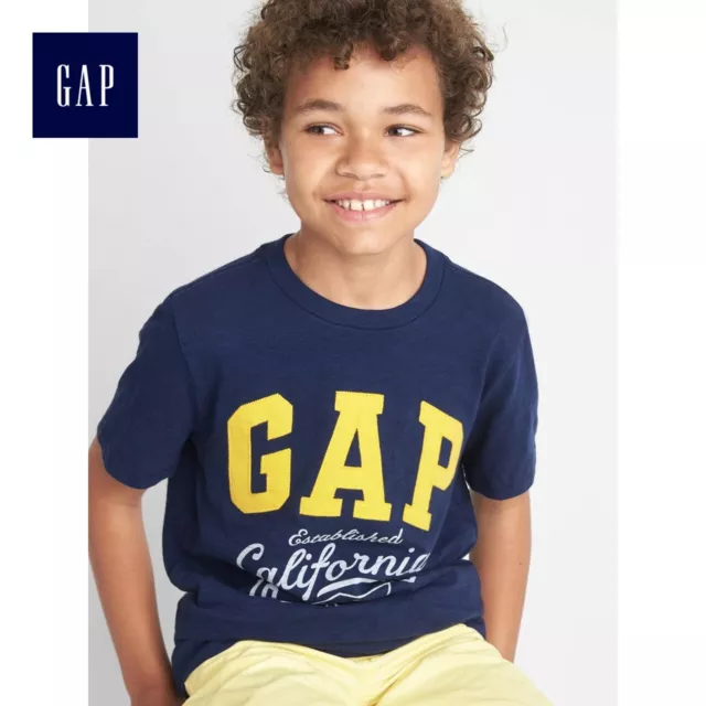 GAP Maglietta per Bambini Ragazzi T-Shirt Designer Bambini Blu Tgl XXL (176)