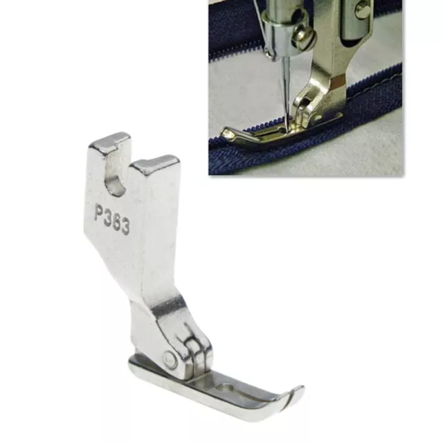 Stainless Industrial Zipper Presser Foot P363 For Brother Juki Sewing Machine-EW