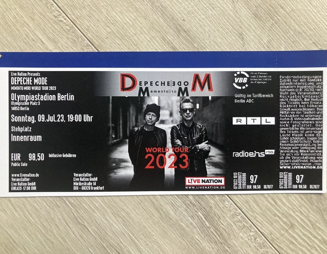 Depeche Mode Tour 2023 Berlin Tickets