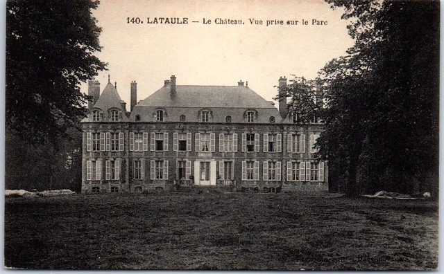 60 LATAULE - le chAteau, vue prise sur le parc