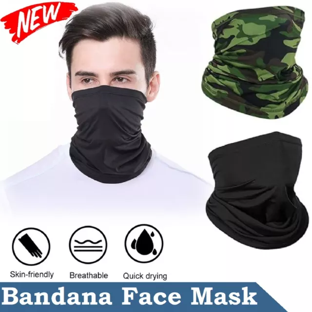 Bandana Face Shield Mask Fishing Headwear Biker Neck Tube Scarf Head Windproof