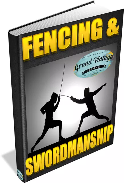 Fencing & Swordsmanship 25 Rare Books On Dvd - Sword Skills Foil, Learn To Fence