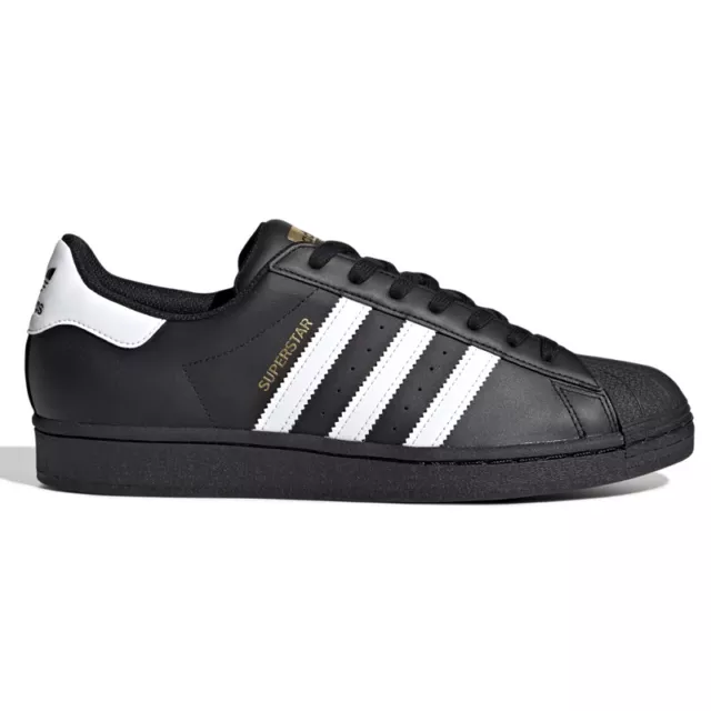 Adidas Superstar Uomo 41 42 42 2/3 43 44 45 Nere Bianco scarpe sneakers EG4959