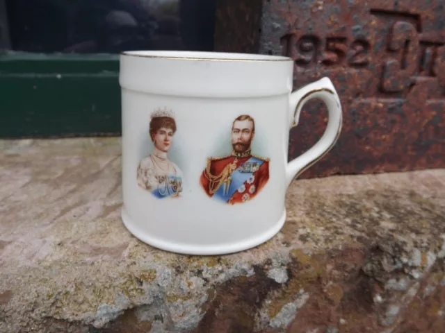 1911 Coronation King George 5th Royal Doulton china mug