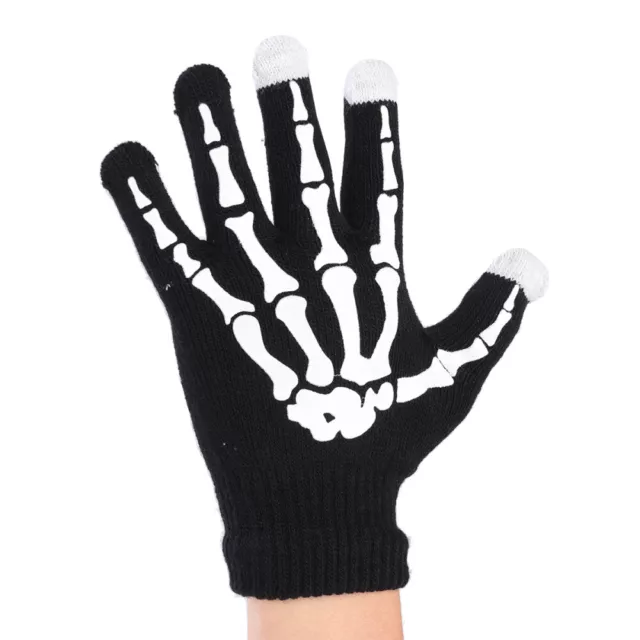 Women's Glow in The Dark Halloween Gloves Haunted House Party Props