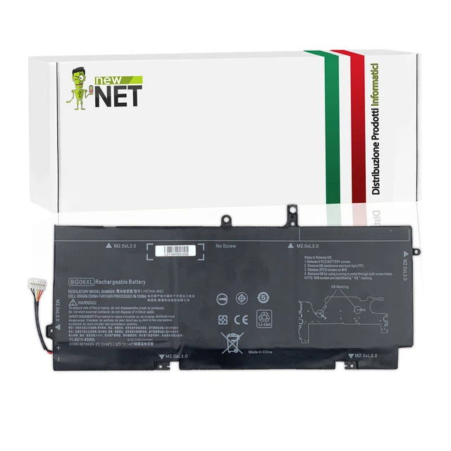 Batteria Ricaricabile Per Teclast F15 E Geobook 3 | 7.6V 5500mAh/41.8Wh | H-28172300P NV-25265154C