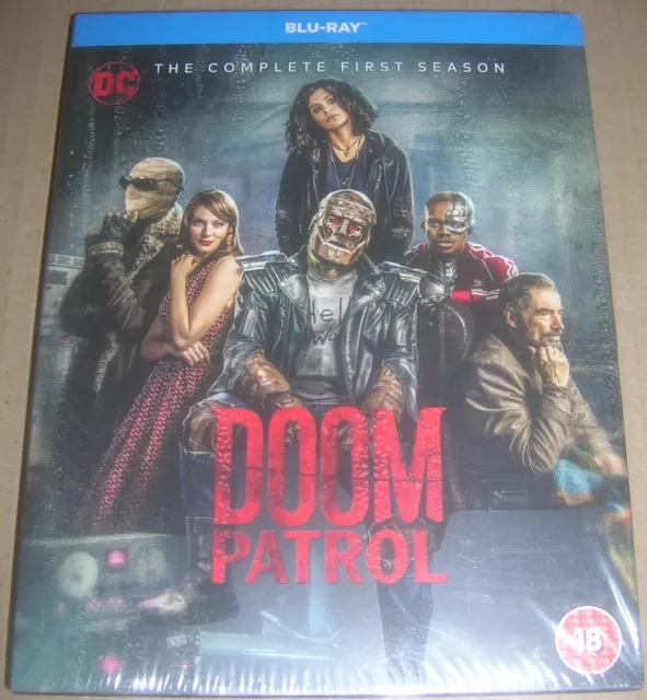 DOOM PATROL - COMPLETE SEASON 1 (first) UK Region-free 3x blu-ray set NEW