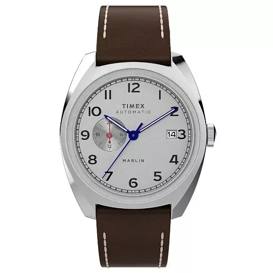 New Release Timex Marlin Sub-Dial Automatic 39mm Leather Strap TW2V62000