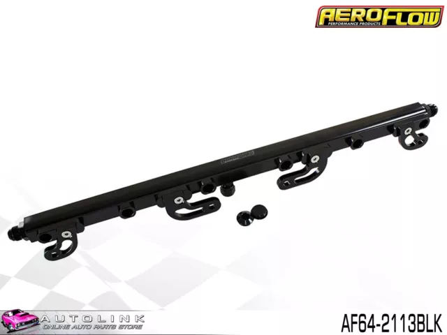 Aeroflow Billet Fuel Rail Kit Black For Ford Fg 4.0L Xr6 F6 F6E Af64-2113Blk