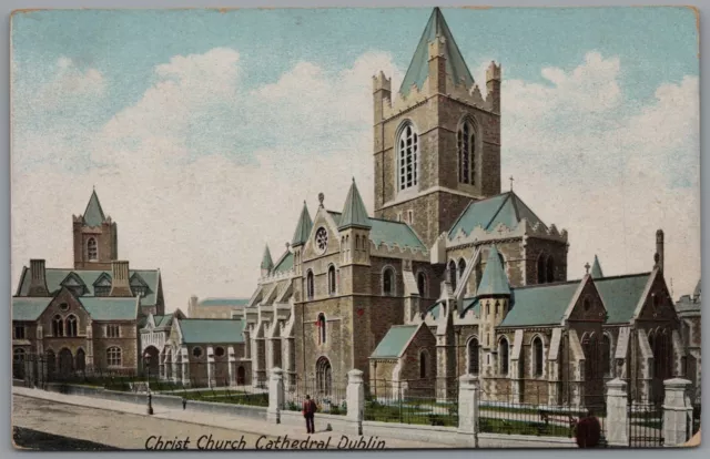 Christ Church Cathedral Dublin Ireland Postcard
