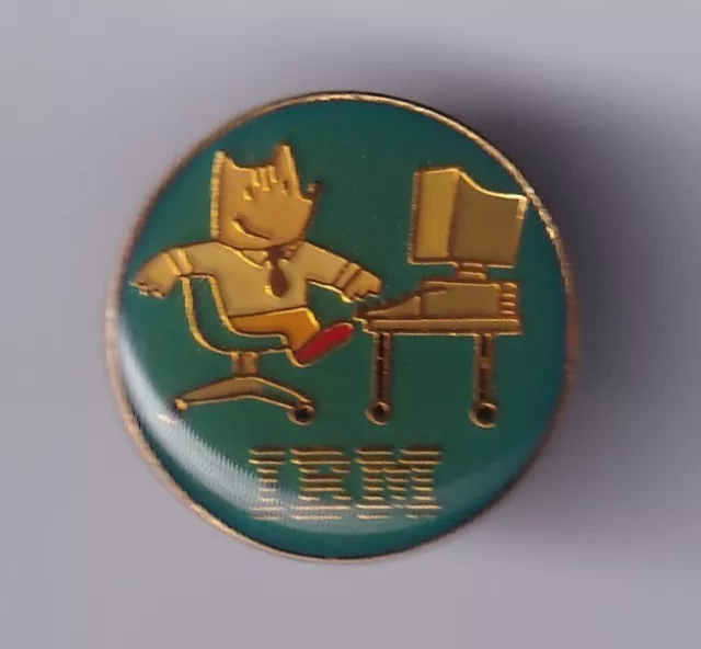 Rare Pins Pin's .. Olympique Olympic Barcelona 1992 Cobi Team Computer Ibm ~23
