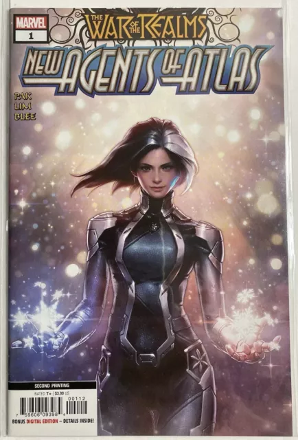 War Of Realms New Agents Of Atlas #1 (2Nd Print) Jeehyung Lee Luna Snow Nm+