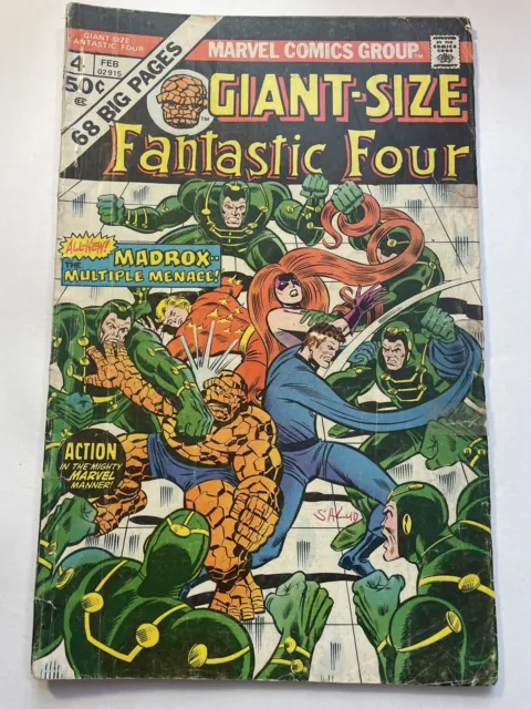 Giant-Size Fantastic Four #4 1st appearance Multiple Man- Low Grade /GREAT PRICE