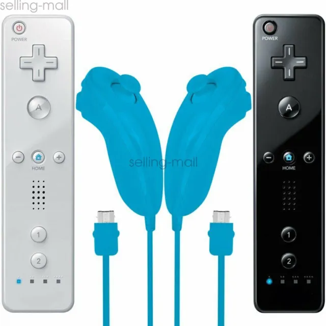Remote Nunchuck Controller Built in Motion Plus Wireless For Nintendo Wii /Wii U