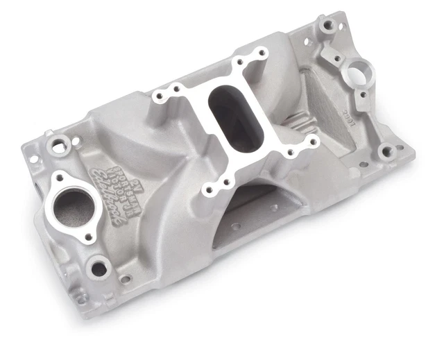 Edelbrock Victor Jr. Intake Manifold 2901 Chevy SBC 283 327 350 For Stock Heads