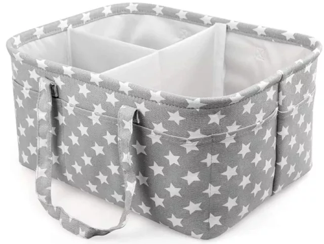 Baby Nappy Caddy, Portable Nursery Organizer, Storage Basket for Babies Portable