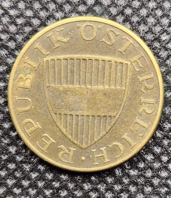 🪙1971 Austria 50 Groschen Coin AU  Aluminum Bronze Money 🪙