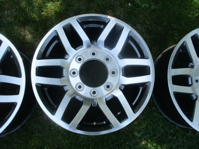 18 X 8 OEM F250 F350 factory Machined Gray Alloy wheel Rim 10009 2017 - 2019 #2