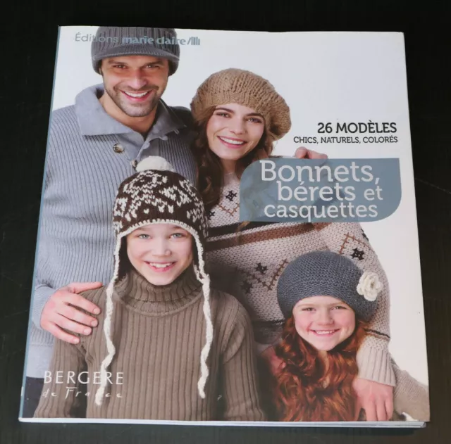 Bonnets Berets Et Casquettes / 26 Modeles Tricot Crochet / Marie-Claire 2011