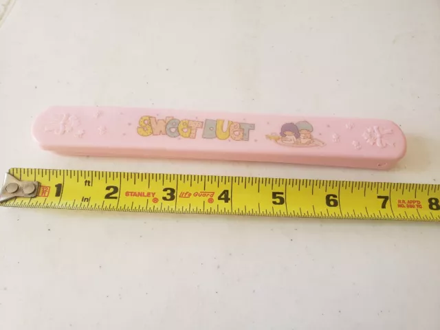 Vintage Sanrio Authentic 1976 - 1994 Little Twin Stars Chopsticks With pink Case