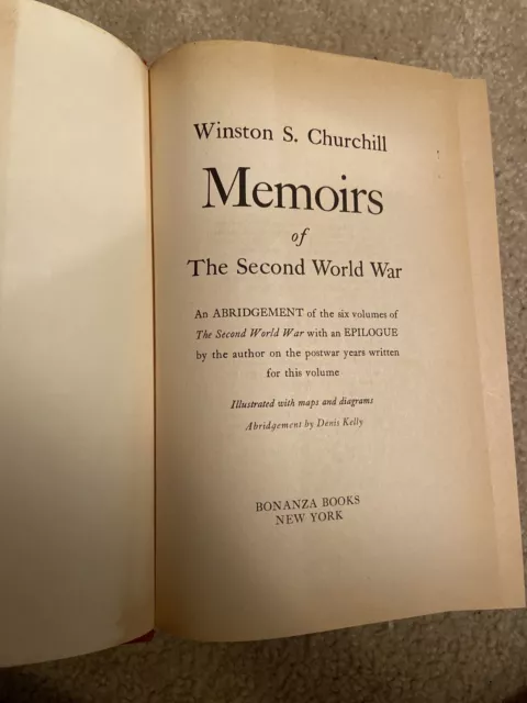 Memoirs of the Second World War-winston s. churchill hc